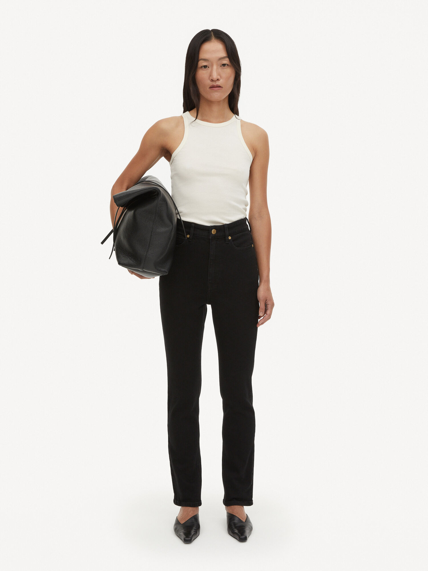 By Malene Birger Stellen Jeans Black | UK_BB68278