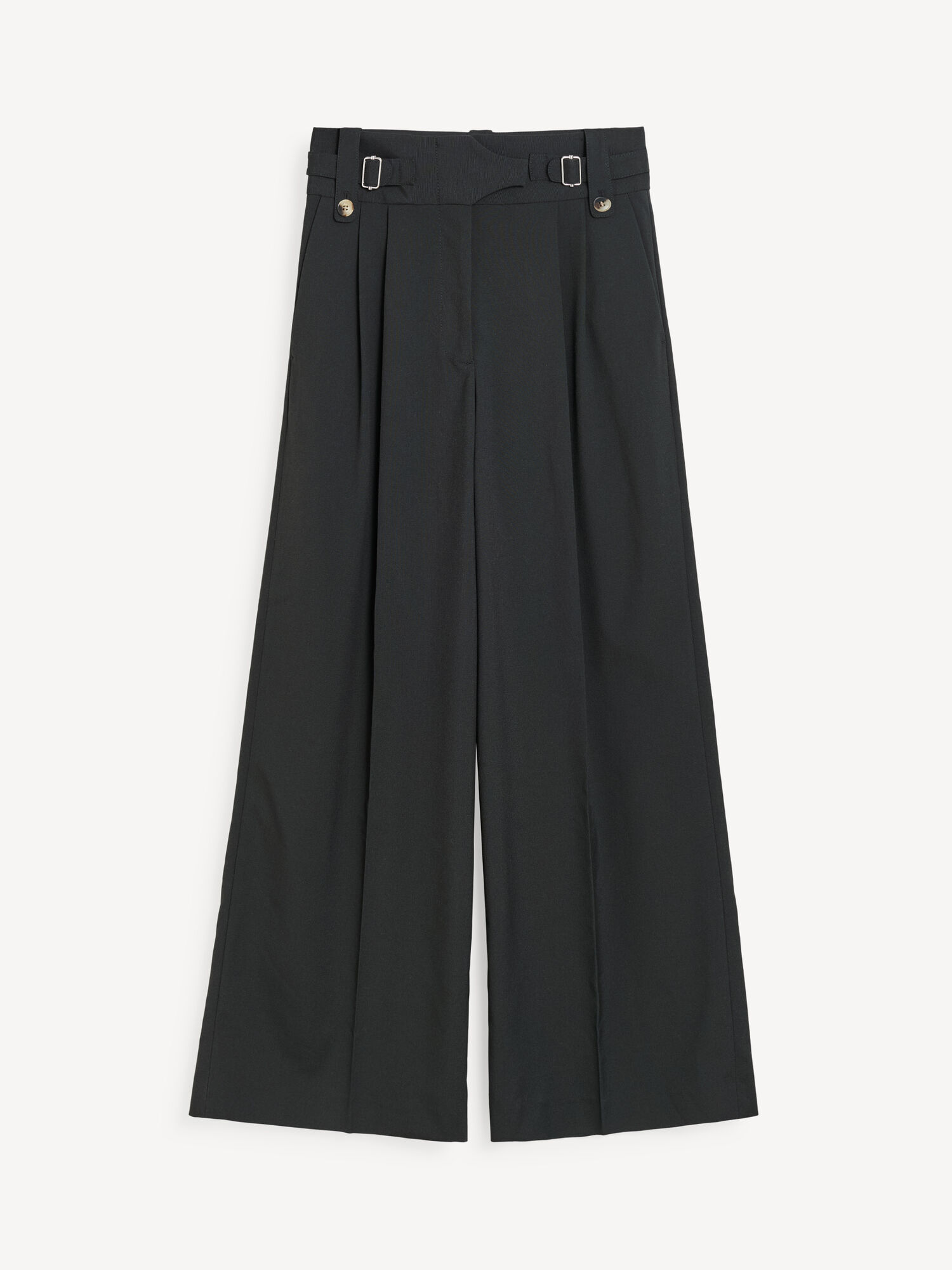 By Malene Birger Taal High-waisted Trousers Black | UK_BB69914