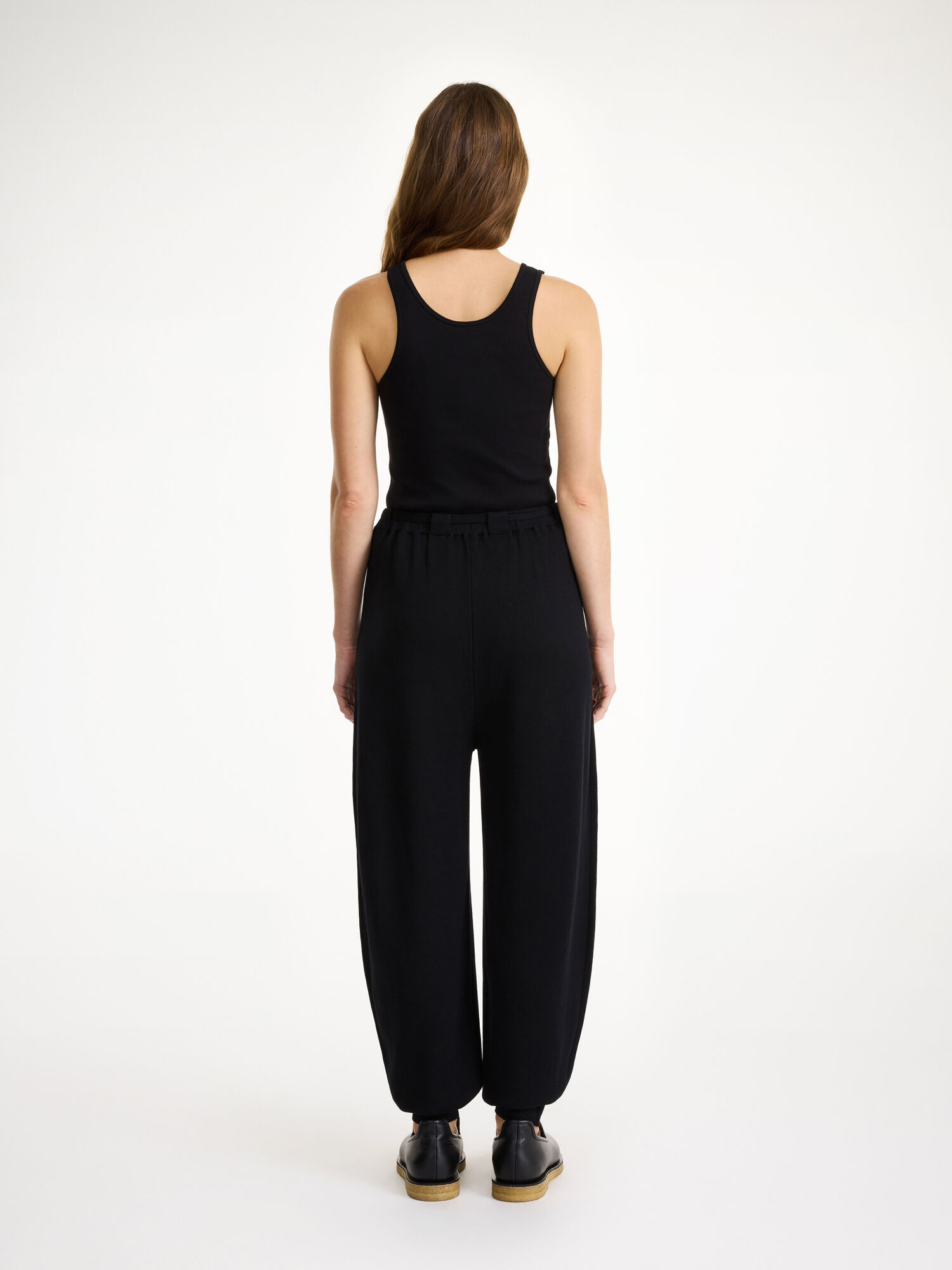 By Malene Birger Tevana High-waisted Trousers Black | UK_BB80248