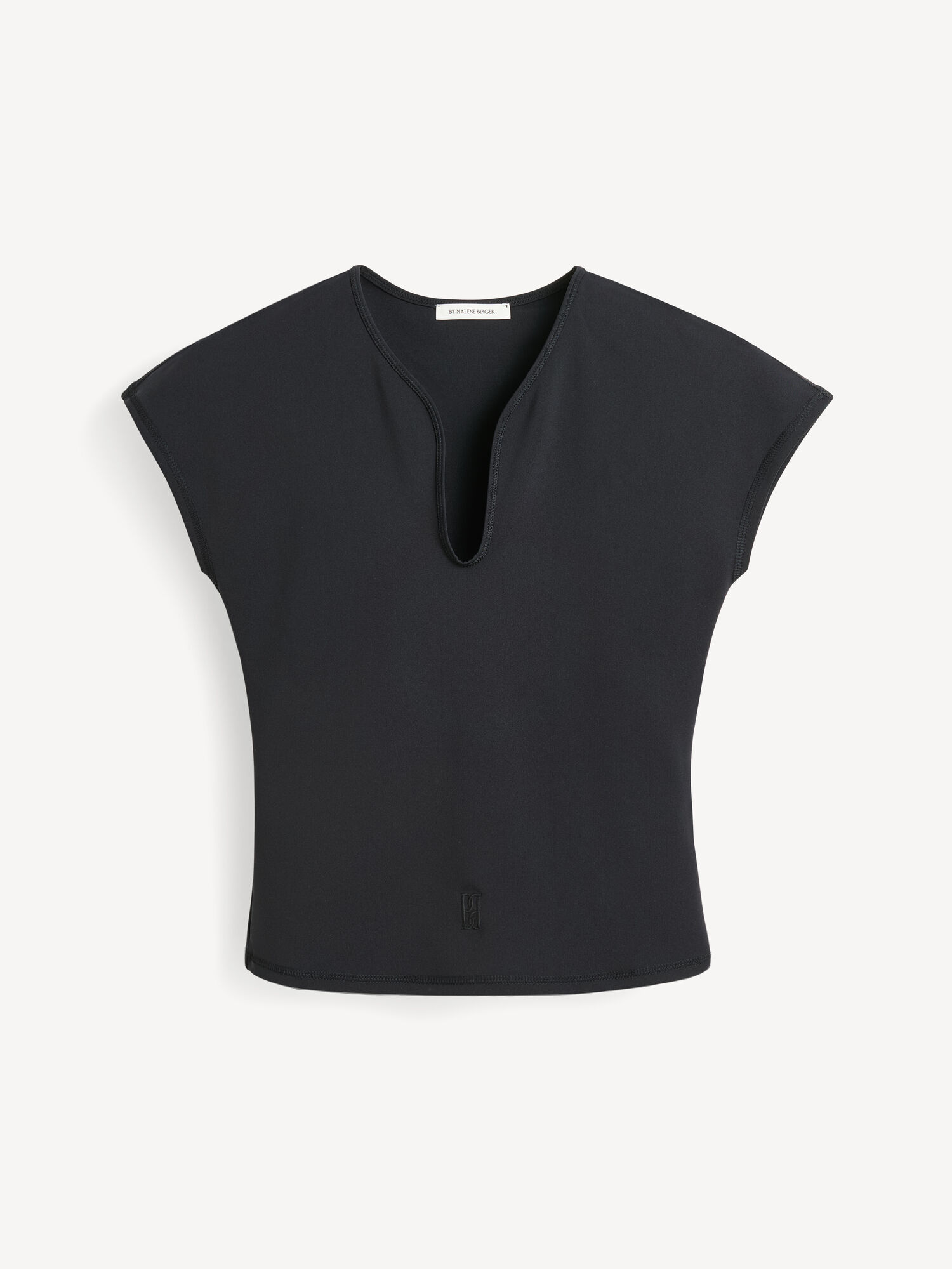 By Malene Birger Venazia Athletic Top Athleisure Wear Black | UK_BB47914