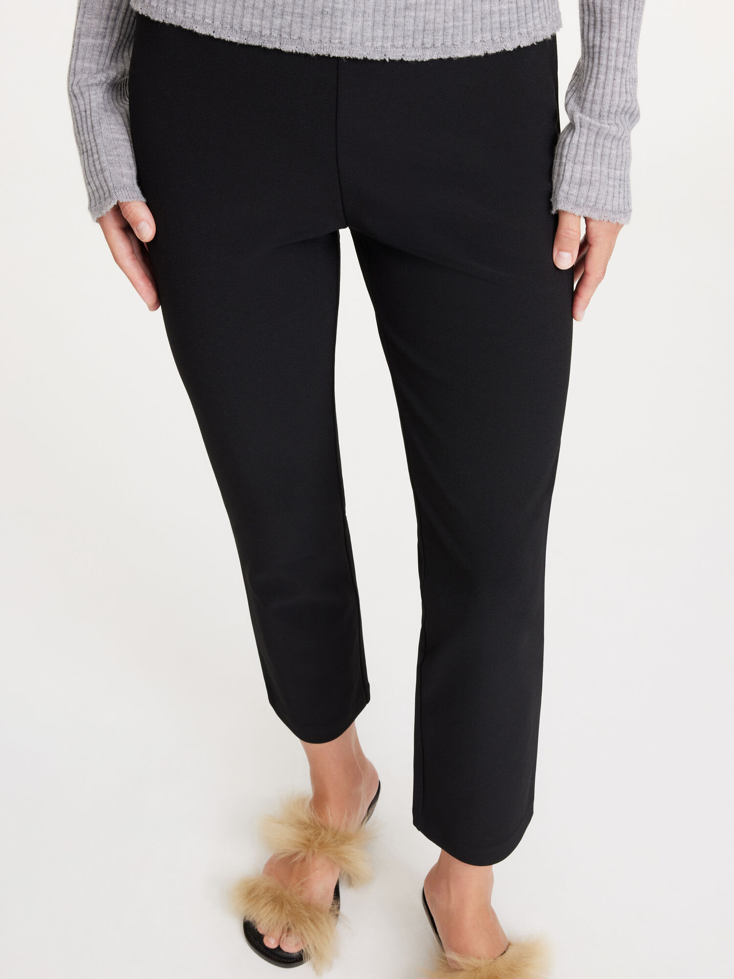 By Malene Birger Vilea Cropped Trousers Black | UK_BB18340