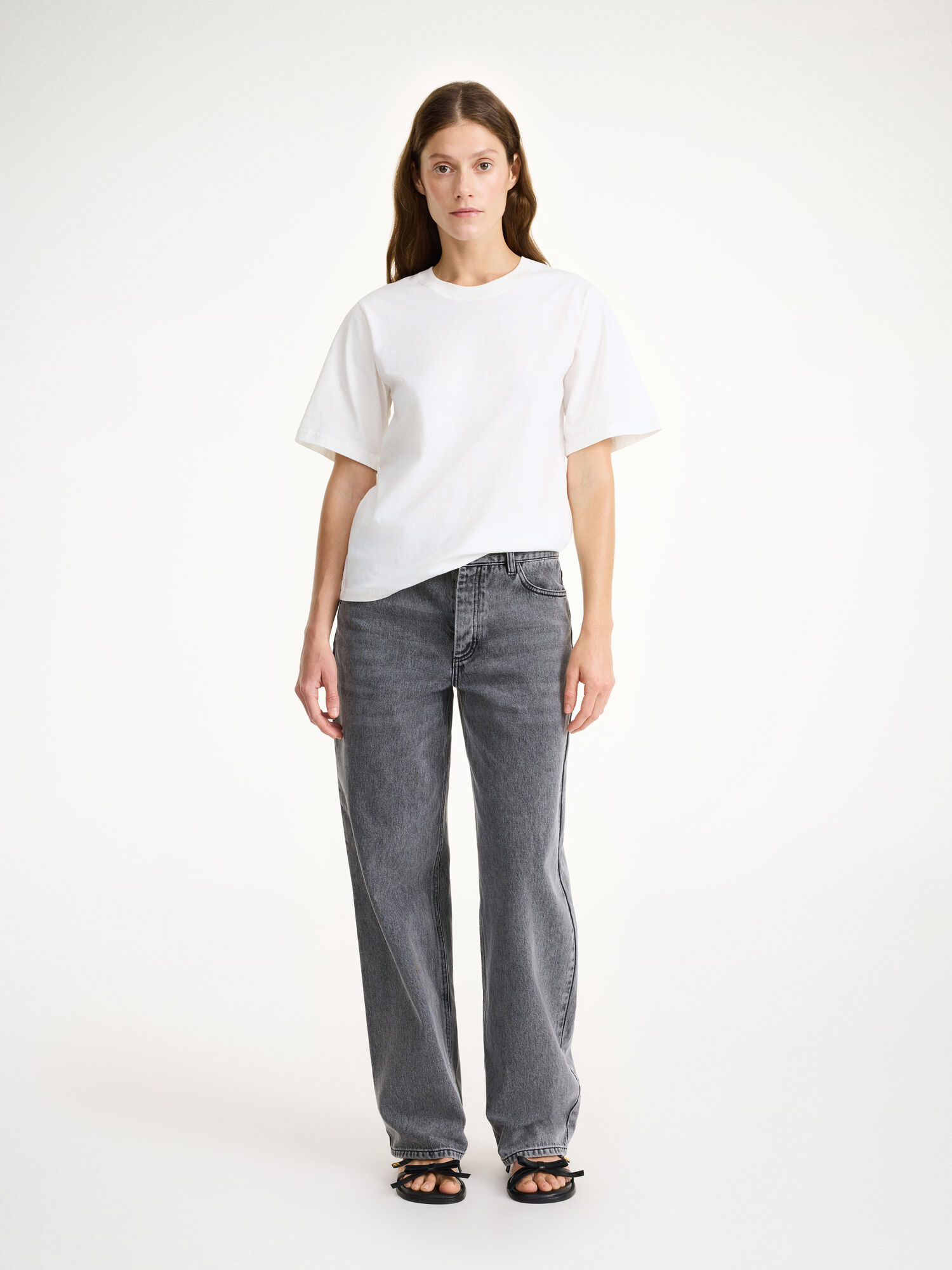 By Malene Birger Vinola Organic Cotton Jeans Washed Black | UK_BB89536