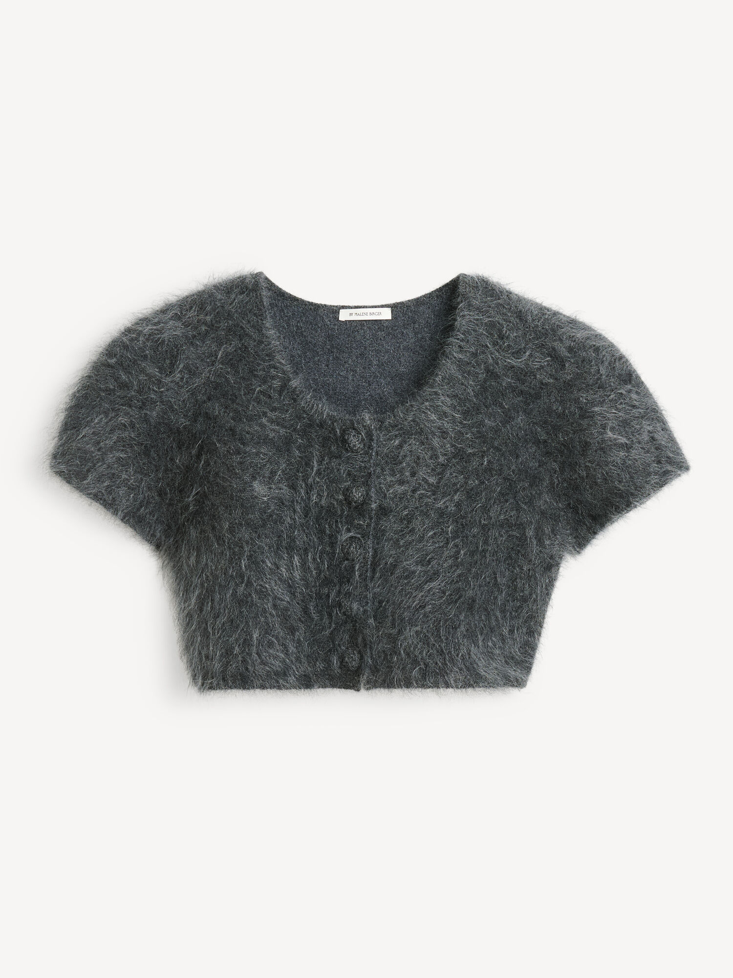 By Malene Birger Zhara Top Knitwear Jet grey | UK_BB51253