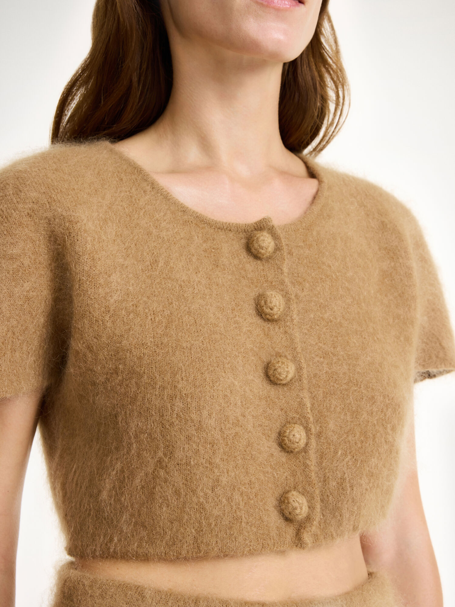 By Malene Birger Zhara Top Knitwear Tobacco Brown | UK_BB68857