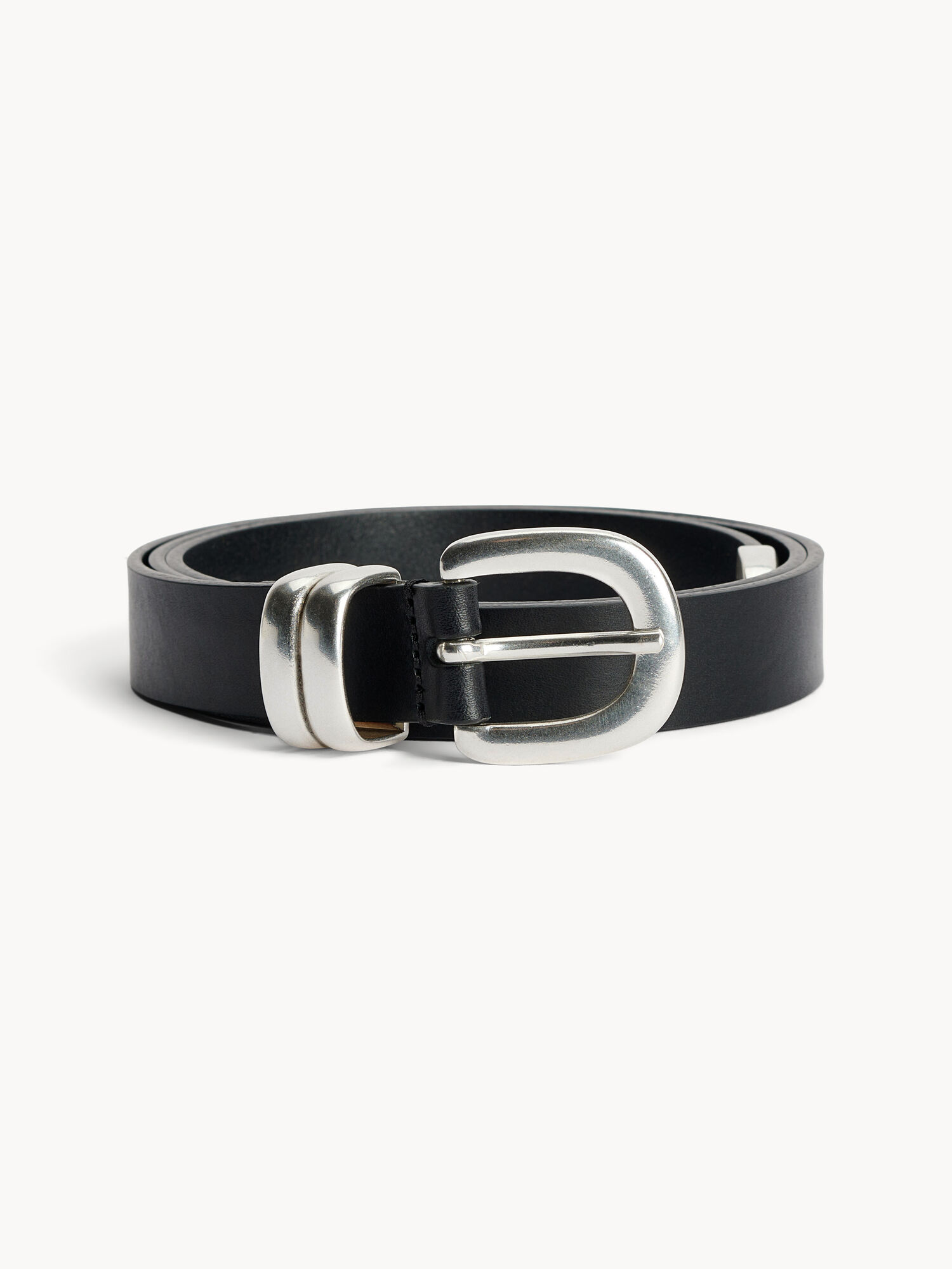 By Malene Birger Zoilo Leather Belts Black | UK_BB65178